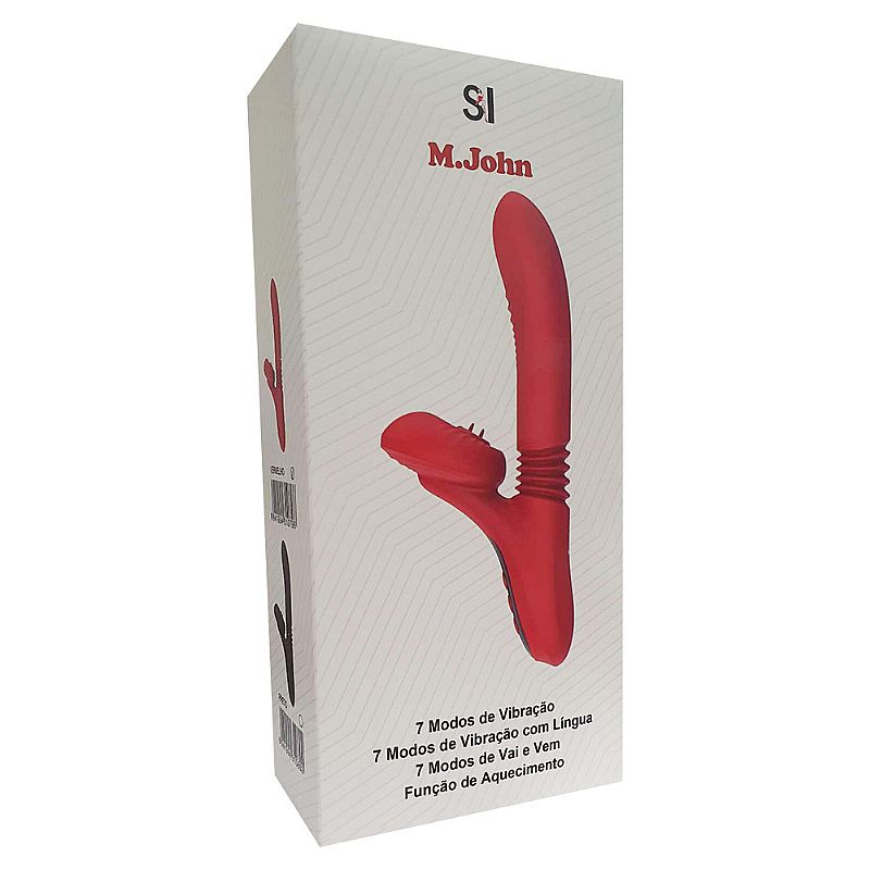 VIBRADOR ESTIMULADOR DE CLITORIS Y PUNTO G, SUBE Y BAJA CON TEMPERATURA - RECARGABLE USB - Imagen 8