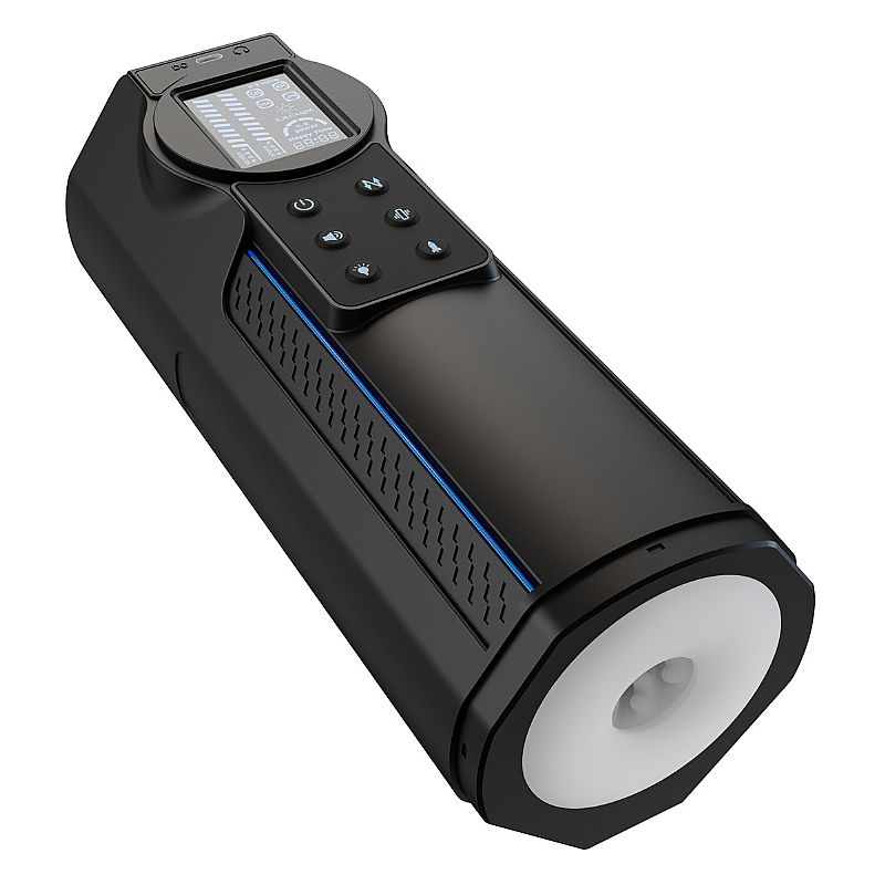 MASTURBADOR VIBRADOR MASCULINO VA Y VIENE, VOZ Y LED - RECARGABLE USB - Imagen 8