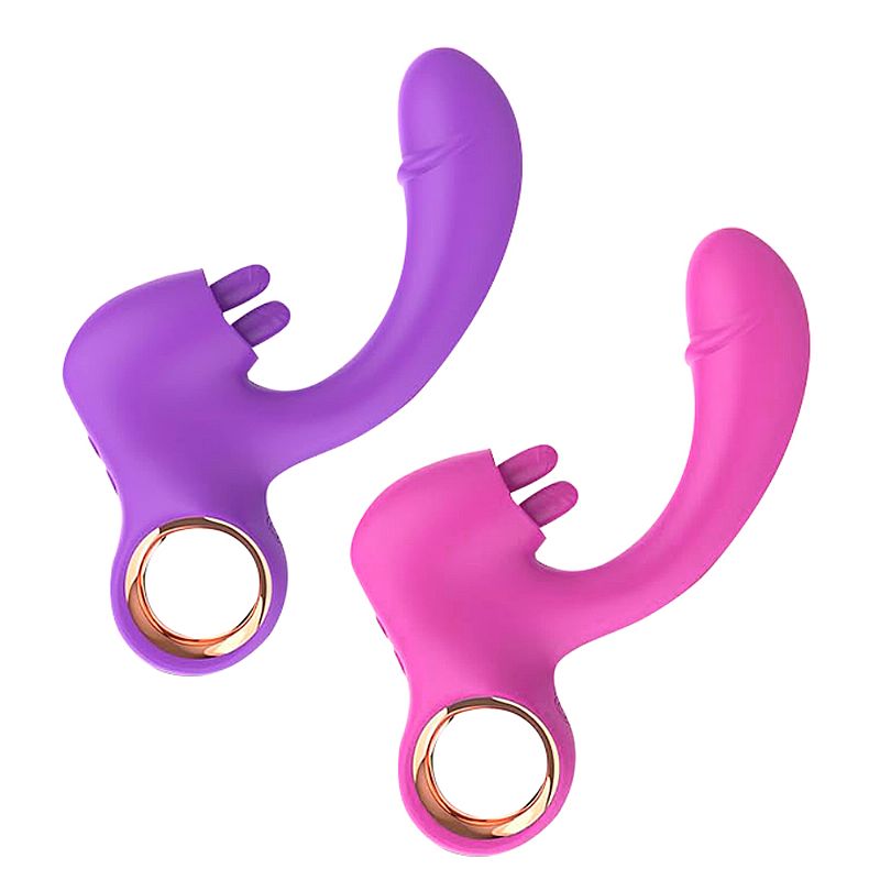 VIBRADOR ESTIMULADOR CLITORIS Y PUNTO G - RECARGABLE USB