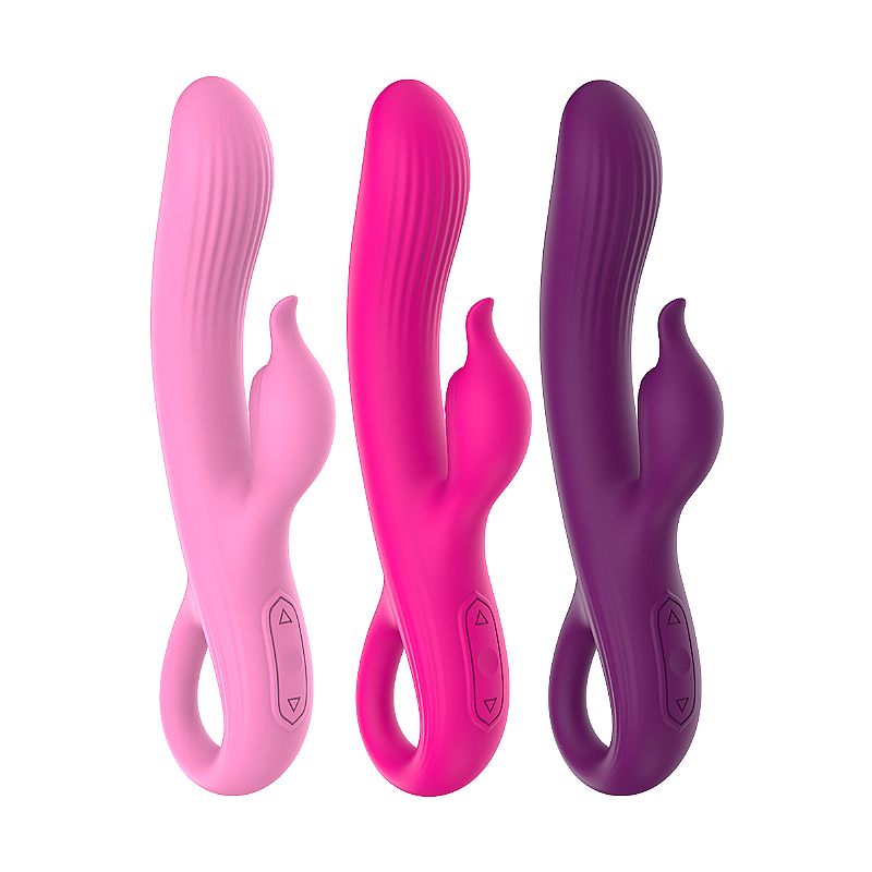 VIBRADOR ESTIMULADOR DE CLITORIS Y PUNTO G - RECARGABLE USB